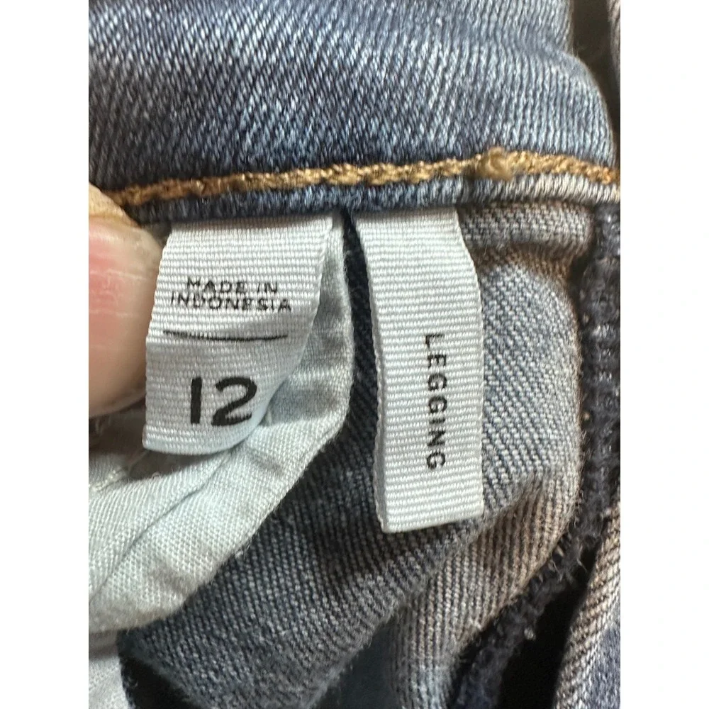 Loft Outlet Skinny Legging Jeans Womens 12 Dark Wash Denim‎ Stretch 470923